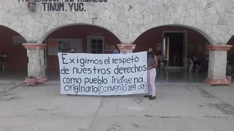 Trabajadores de Xcalakoop entregan documento en Palacio de Gobierno y piden cita con Vila Dosal